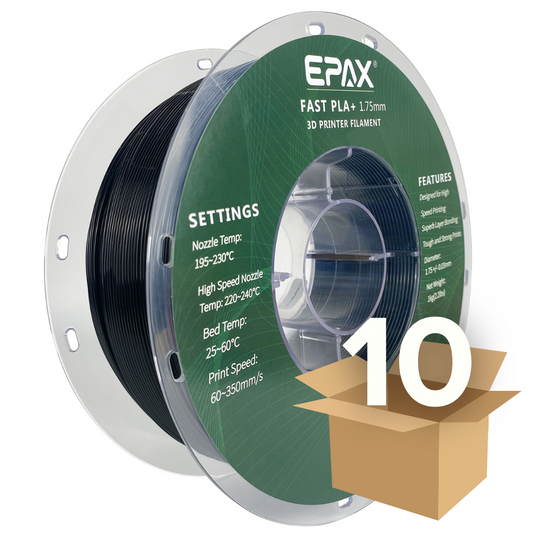 Wholesale Case EPAX 1.75 mm Fast PLA+  (10 spools in a case)