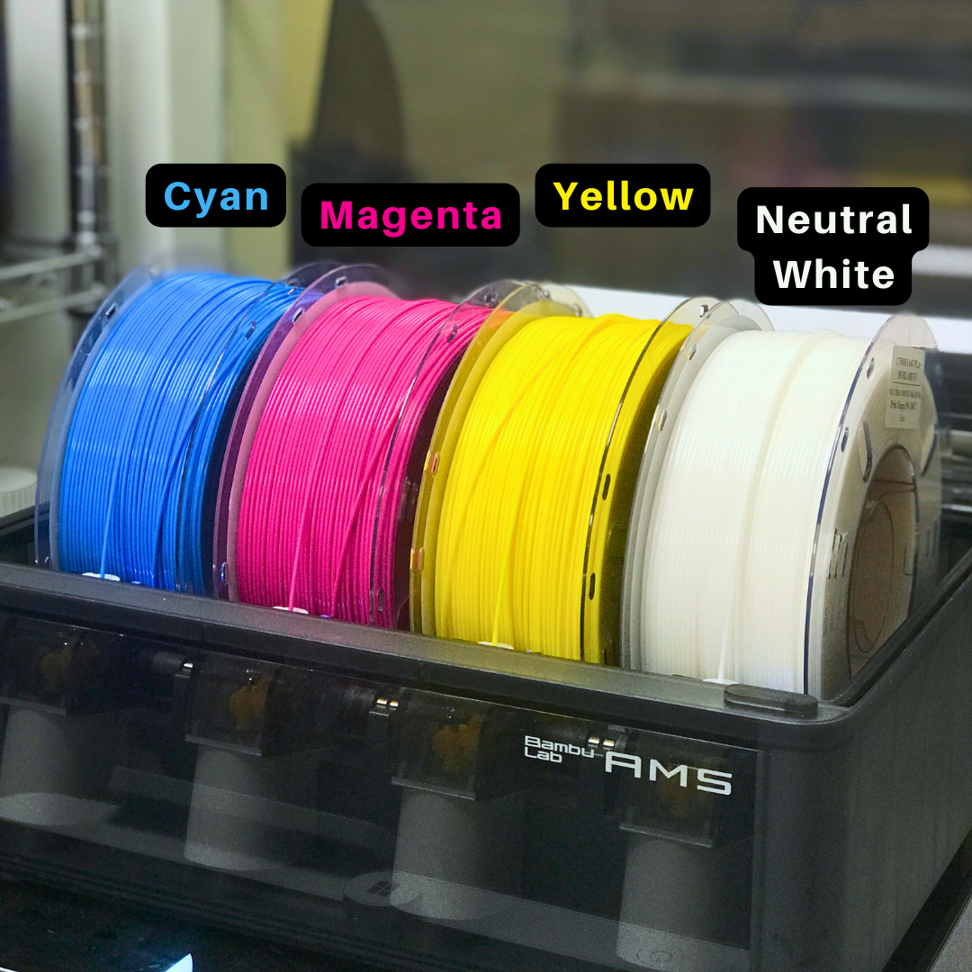 EPAX Fast PLA+ Filament, CMYK Lithophane Bundle (4x1KG) - New Release!