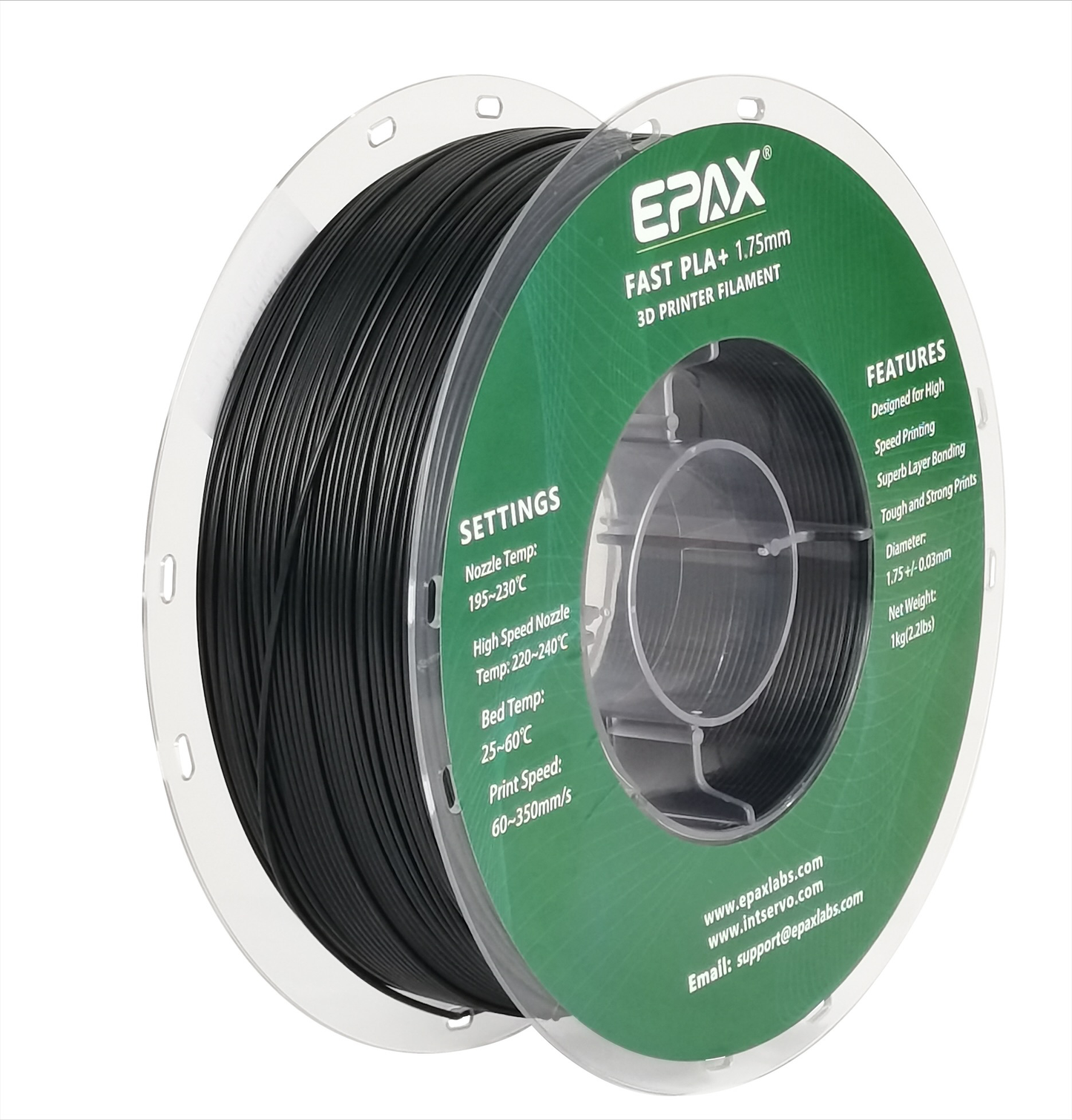 EPAX Fast PLA+ 3D Printer High Speed Filament, 2.85mm