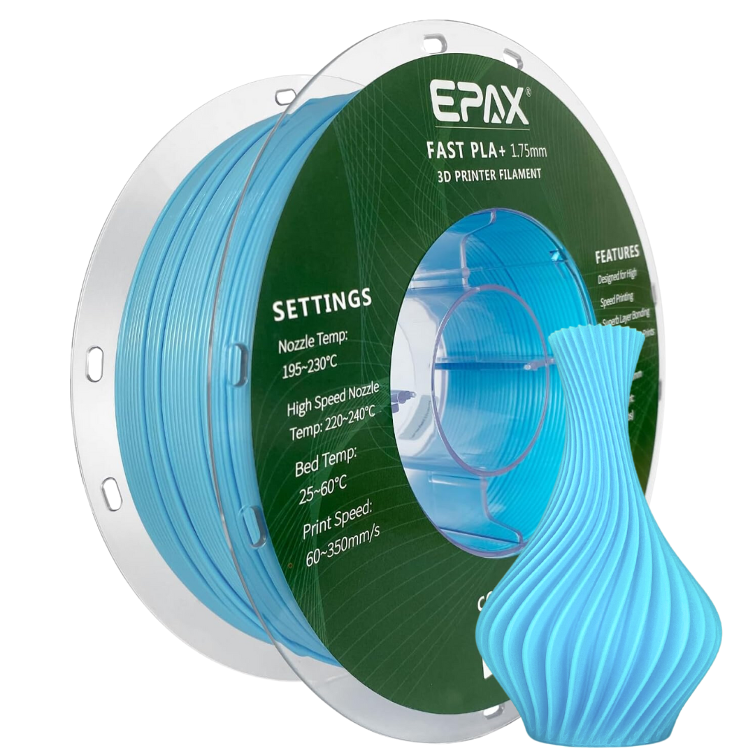 EPAX Fast PLA+ 3D Printer High Speed Filament, 1.75mm