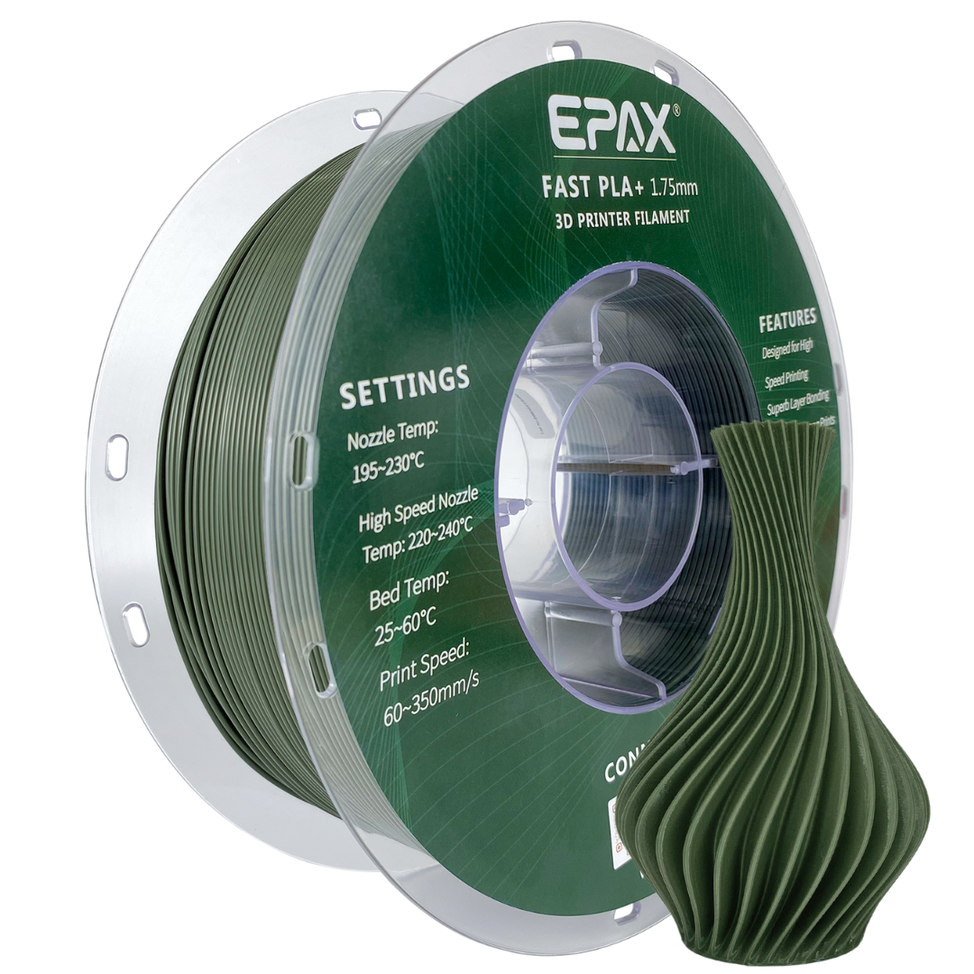 EPAX Fast PLA+ 3D Printer High Speed Filament, 1.75mm