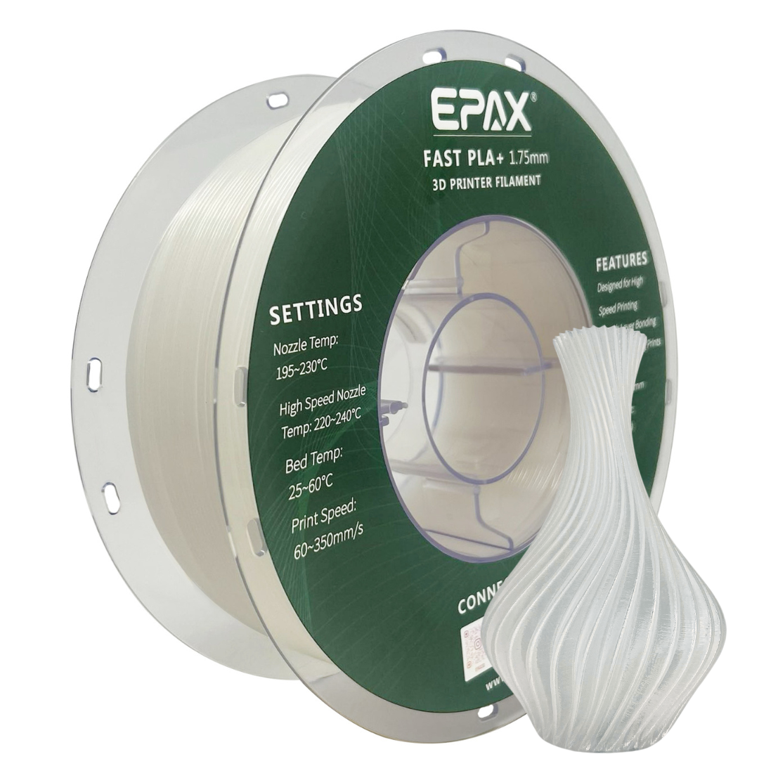 EPAX Fast PLA+ 3D Printer High Speed Filament, 1.75mm