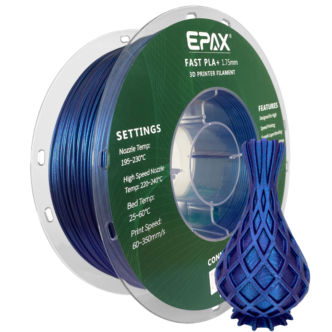 EPAX Fast PLA+ 3D Printer High Speed Filament, 1.75mm