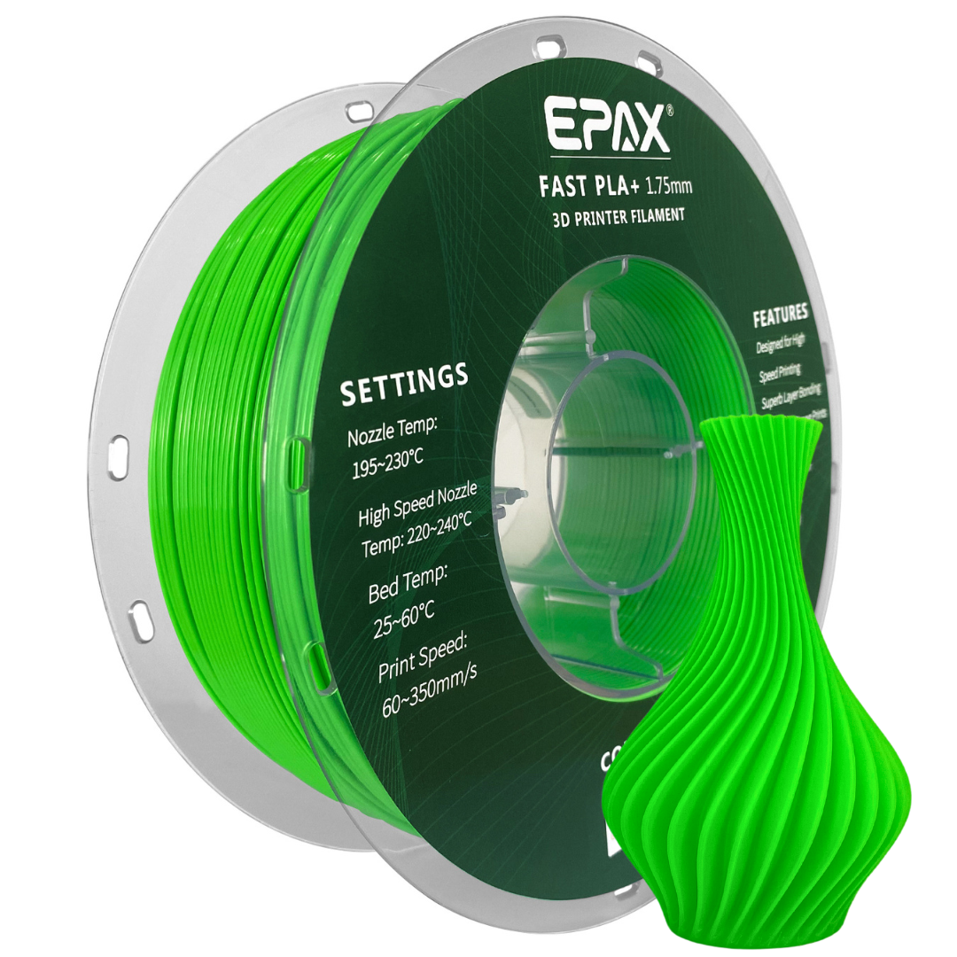 EPAX Fast PLA+ 3D Printer High Speed Filament, 1.75mm