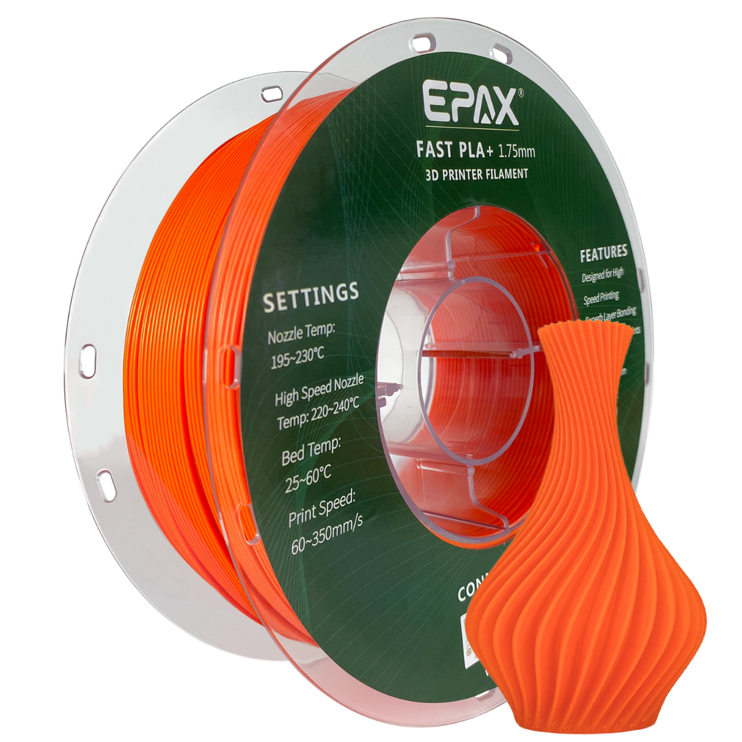 EPAX Fast PLA+ 3D Printer High Speed Filament, 1.75mm