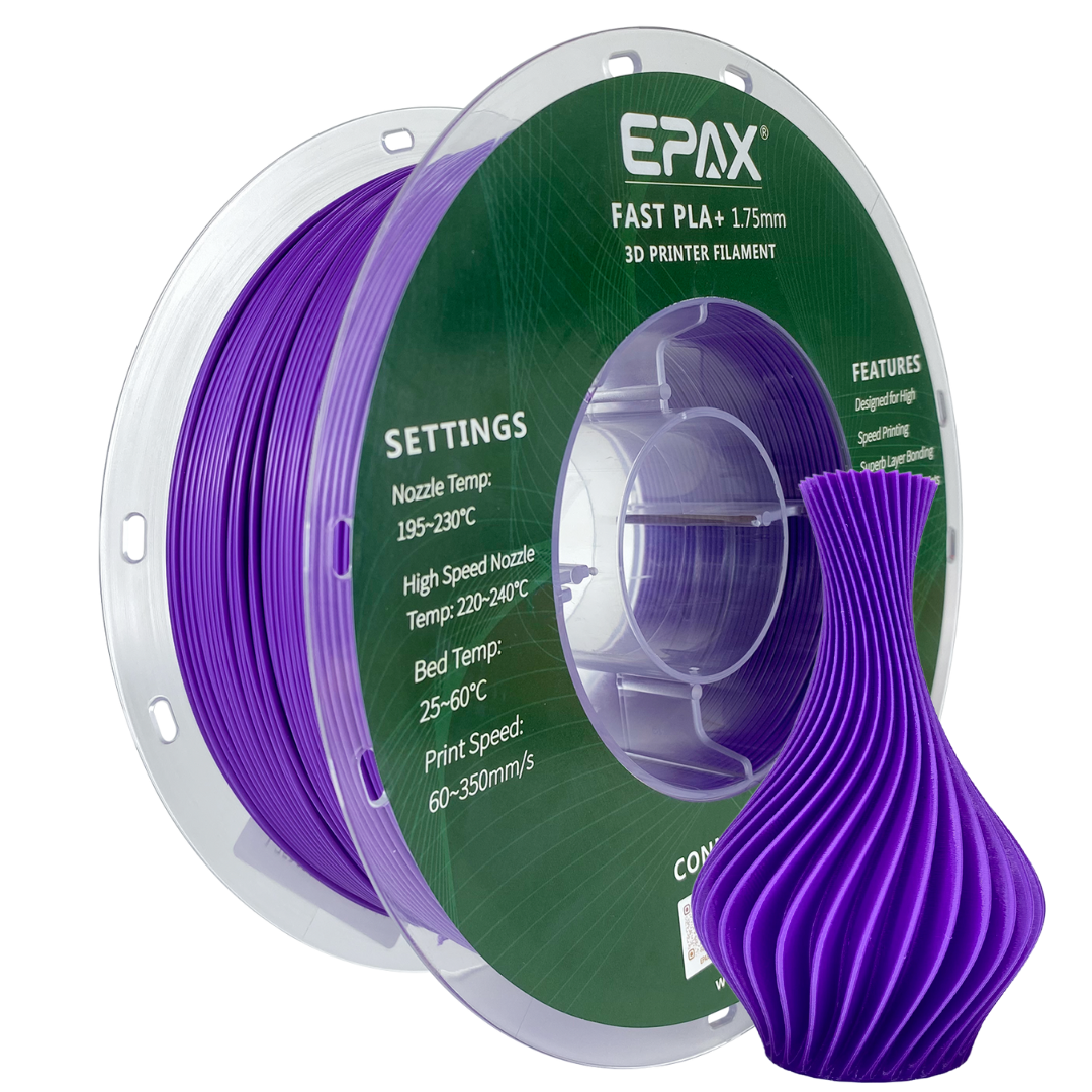 EPAX Fast PLA+ 3D Printer High Speed Filament, 1.75mm