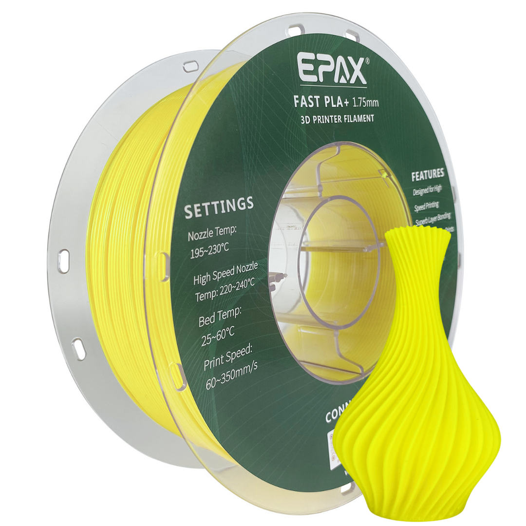 EPAX Fast PLA+ 3D Printer High Speed Filament, 1.75mm