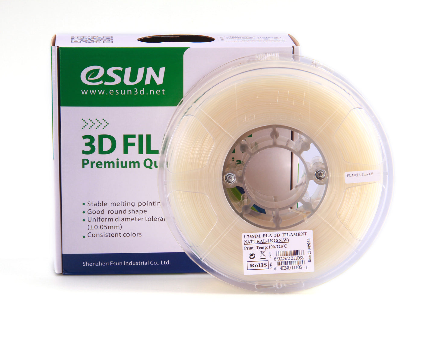 eSUN ABS Filament 1kg (2.2lb) 1.75mm