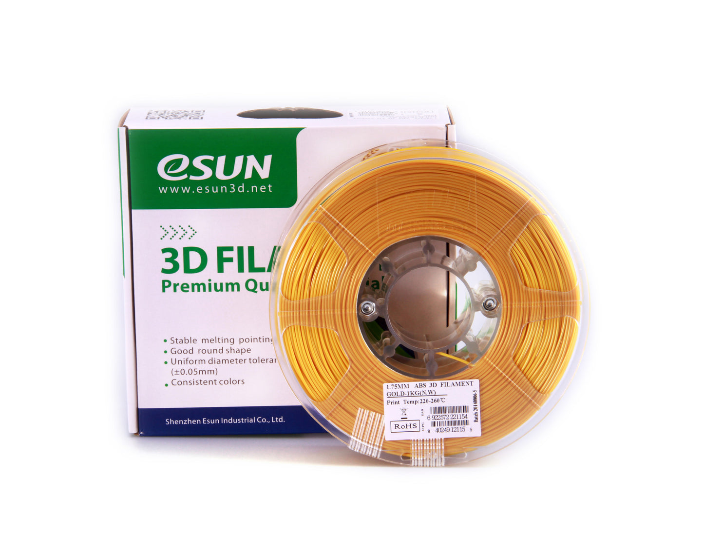 eSUN ABS Filament 1kg (2.2lb) 1.75mm