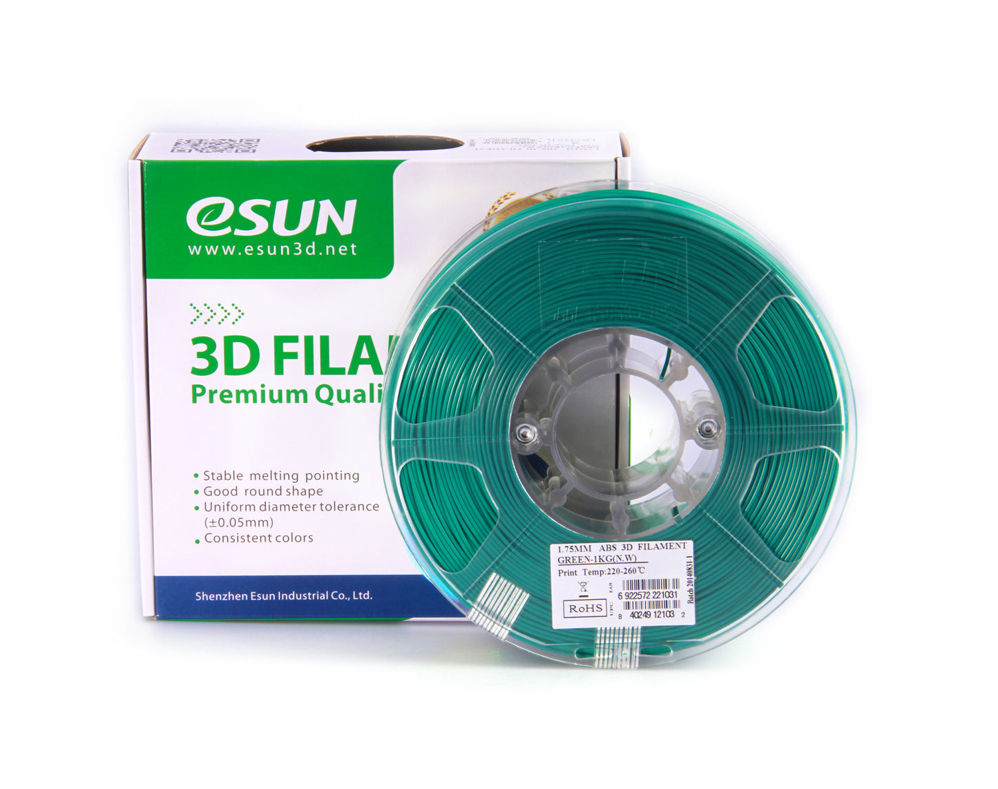 eSUN ABS Filament 1kg (2.2lb) 1.75mm