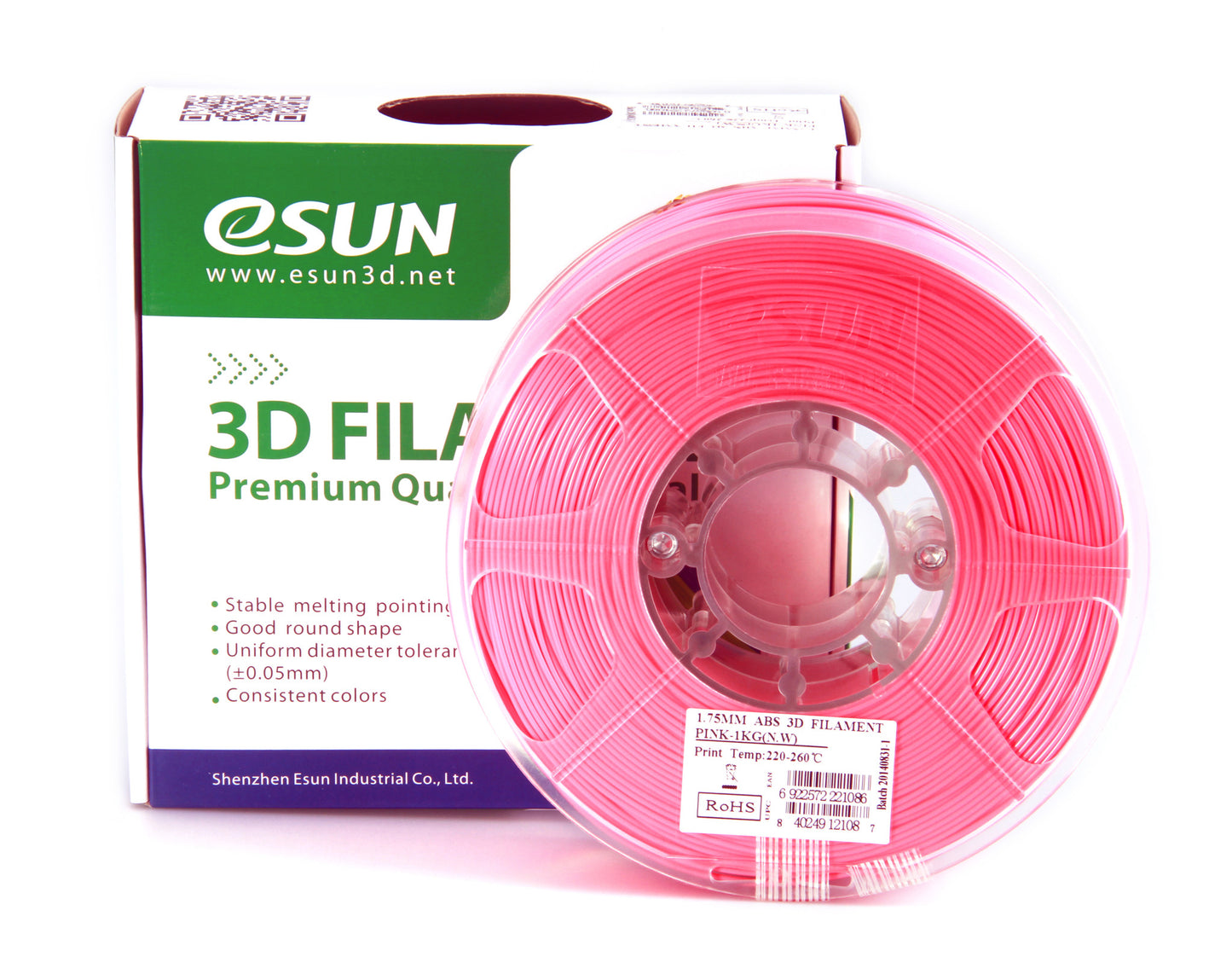 eSUN ABS Filament 1kg (2.2lb) 1.75mm