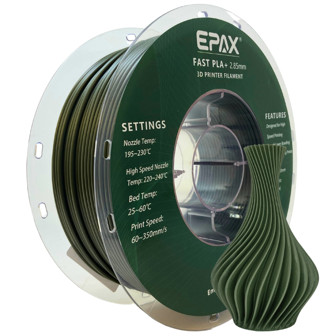 EPAX Fast PLA+ 3D Printer High Speed Filament, Special 2.85mm diameter, 1KG (2.2LB)
