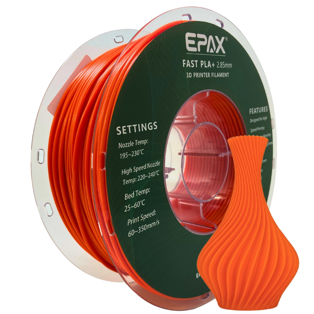 EPAX Fast PLA+ 3D Printer High Speed Filament, Special 2.85mm diameter, 1KG (2.2LB)