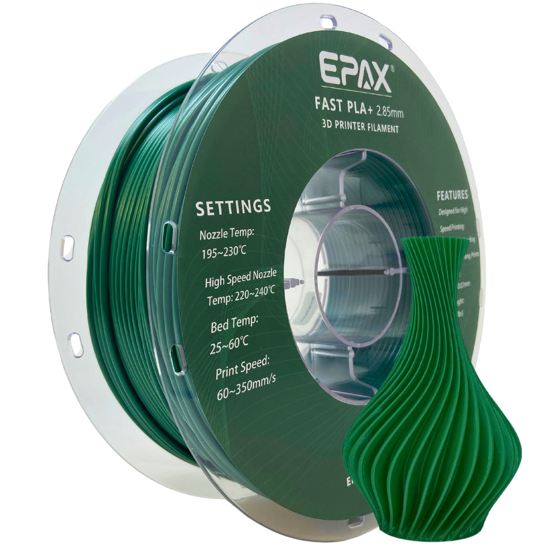 EPAX Fast PLA+ 3D Printer High Speed Filament, Special 2.85mm diameter, 1KG (2.2LB)