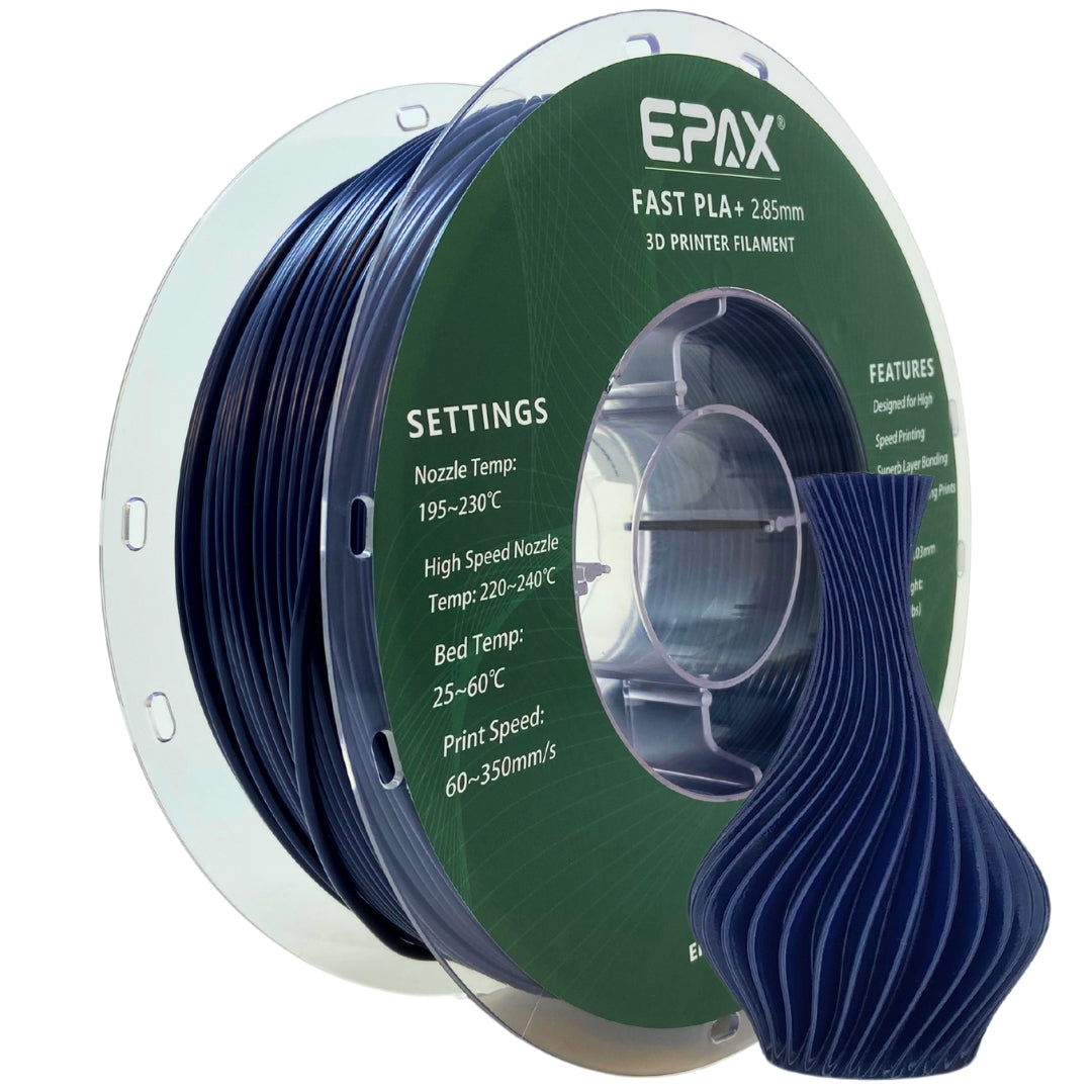 EPAX Fast PLA+ 3D Printer High Speed Filament, Special 2.85mm diameter, 1KG (2.2LB)