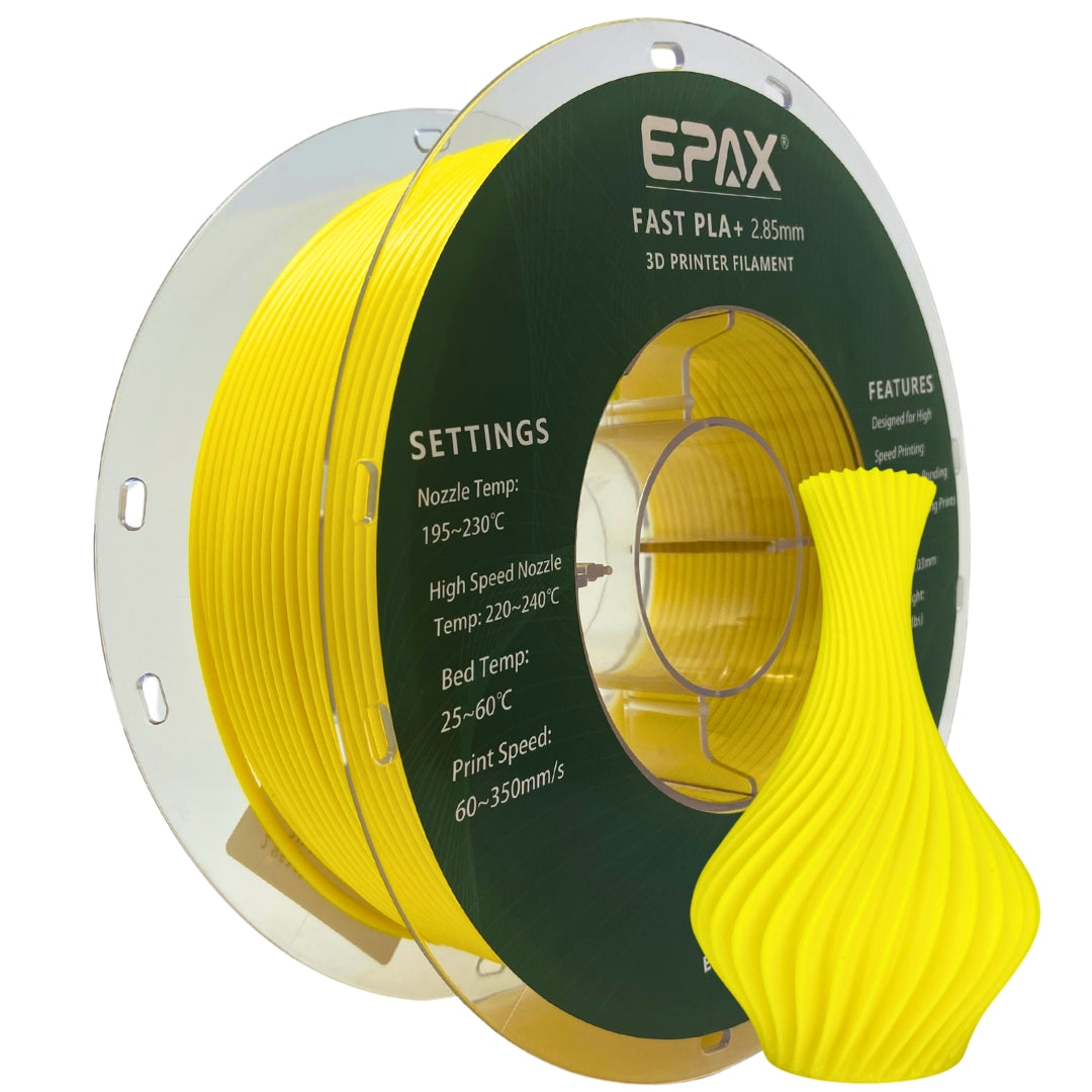 EPAX Fast PLA+ 3D Printer High Speed Filament, Special 2.85mm diameter, 1KG (2.2LB)