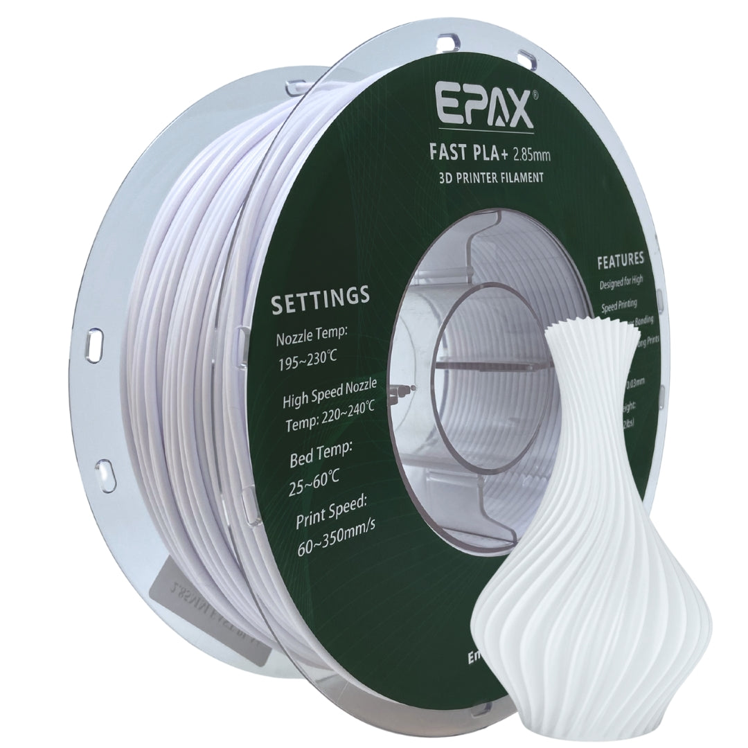 EPAX Fast PLA+ 3D Printer High Speed Filament, Special 2.85mm diameter, 1KG (2.2LB)