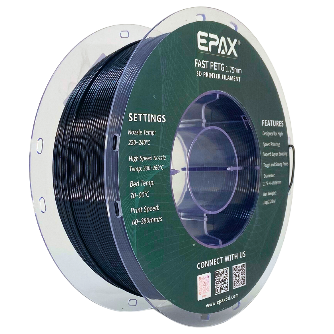 EPAX Fast PETG 3D Printer High Speed Filament, 1.75mm 1KG (2.2LB)