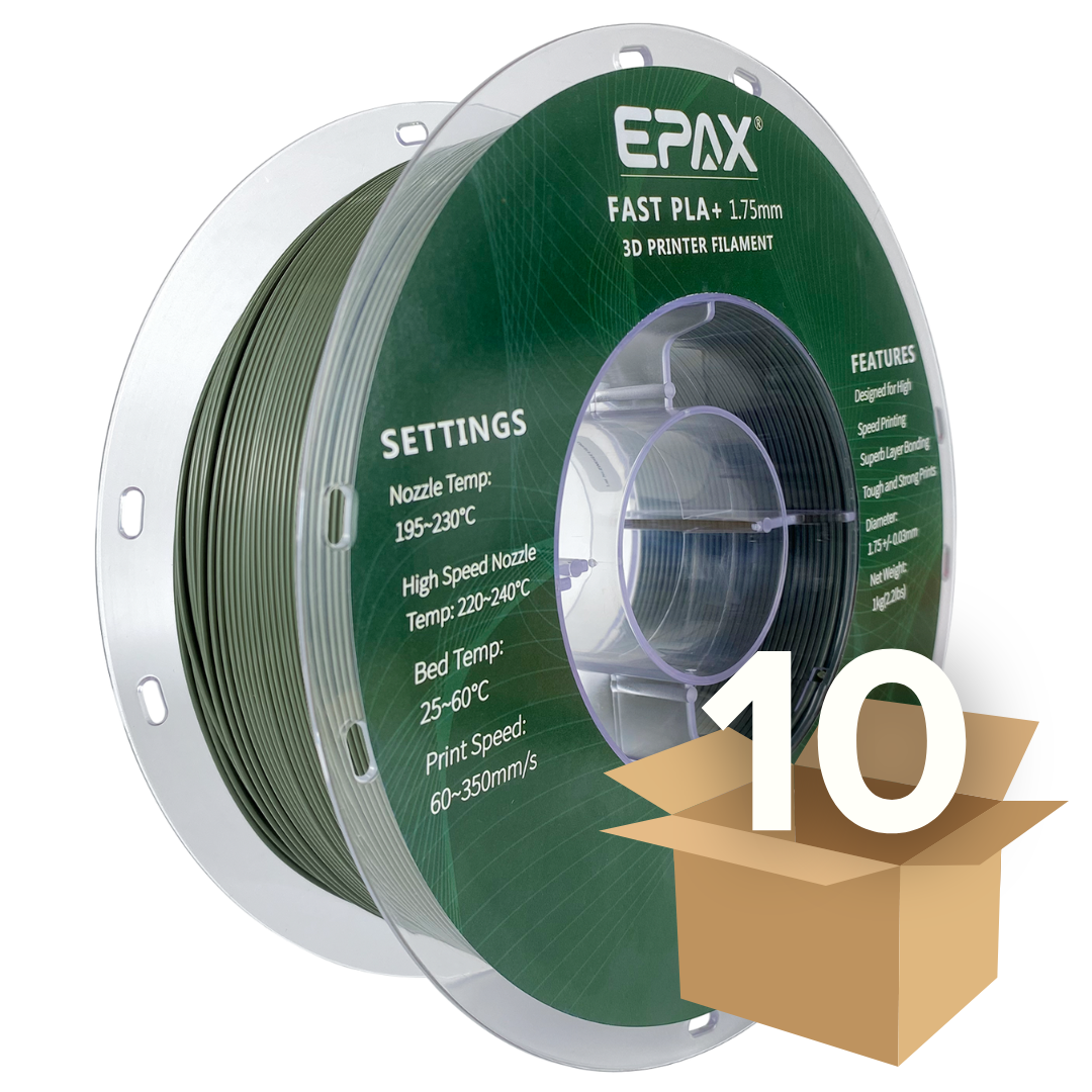 Wholesale Case EPAX 1.75 mm Fast PLA+  (10 spools in a case)
