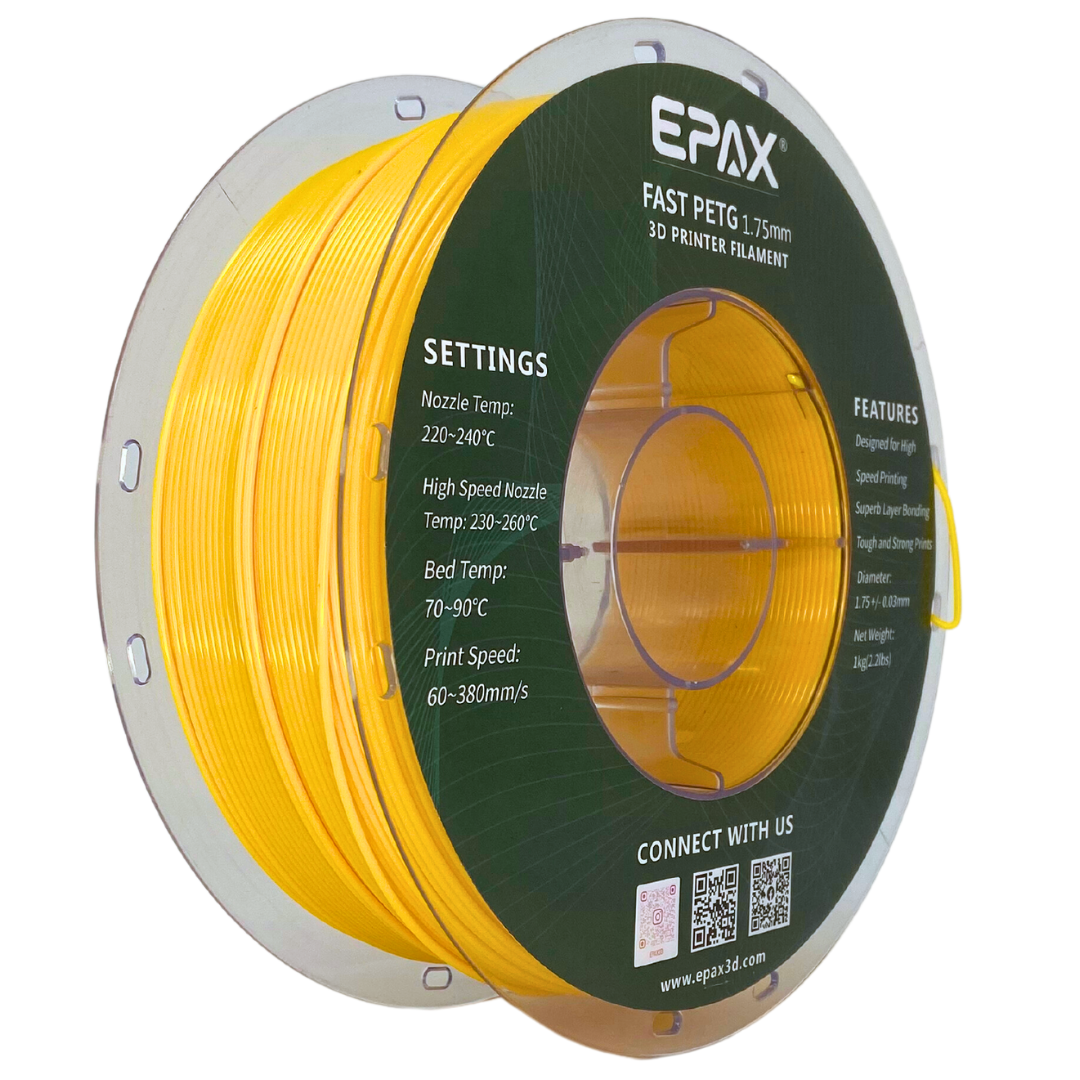 EPAX Fast PETG 3D Printer High Speed Filament, 1.75mm 1KG (2.2LB)