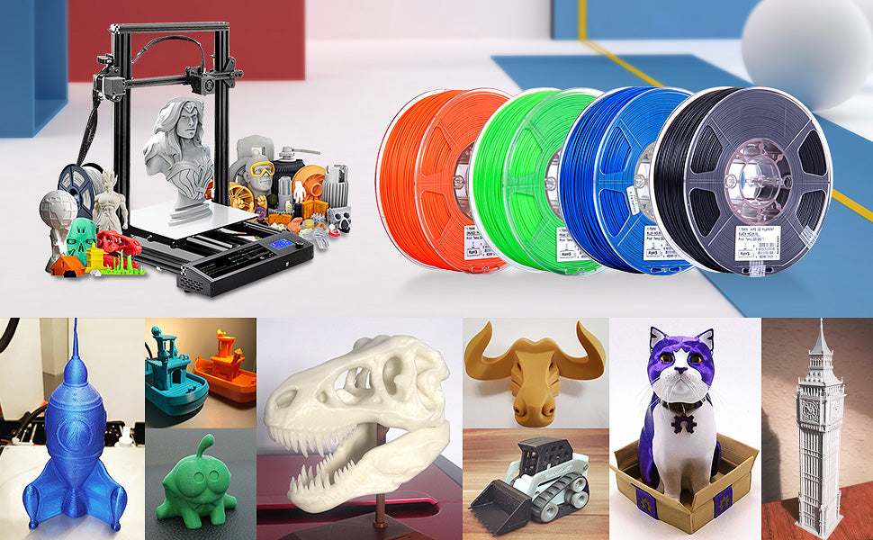 eSUN PETG Filament 1kg (2.2lb) Spool, 1.75mm