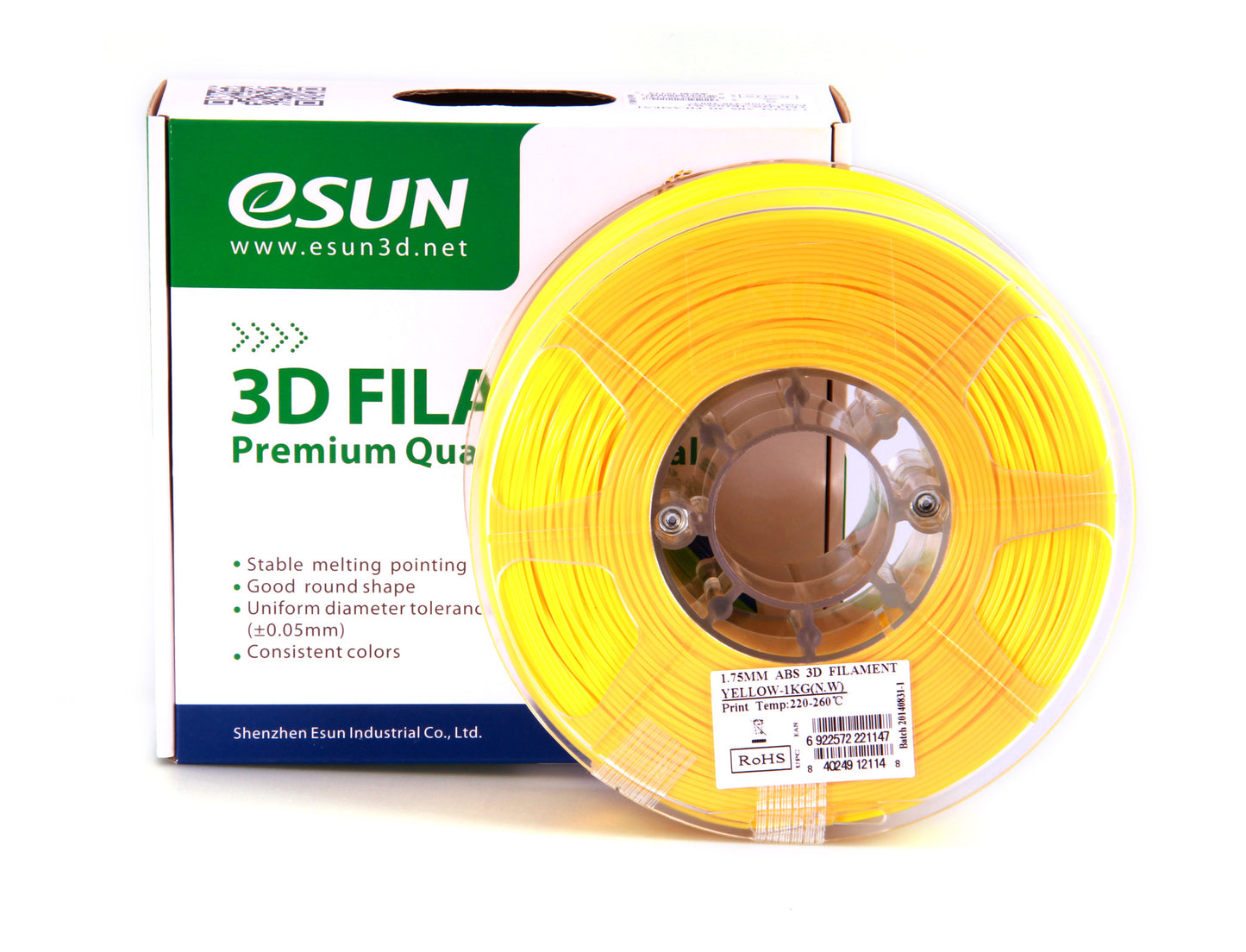 eSUN ABS Filament 1kg (2.2lb) 1.75mm