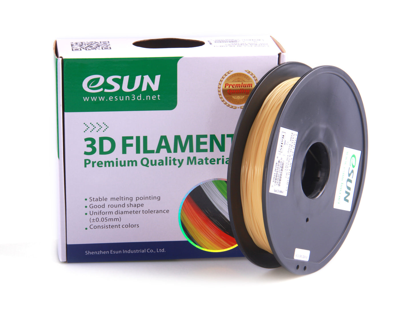 Clearance eSUN PVA Filament -Natural 1.75mm - 0.5kg Spool