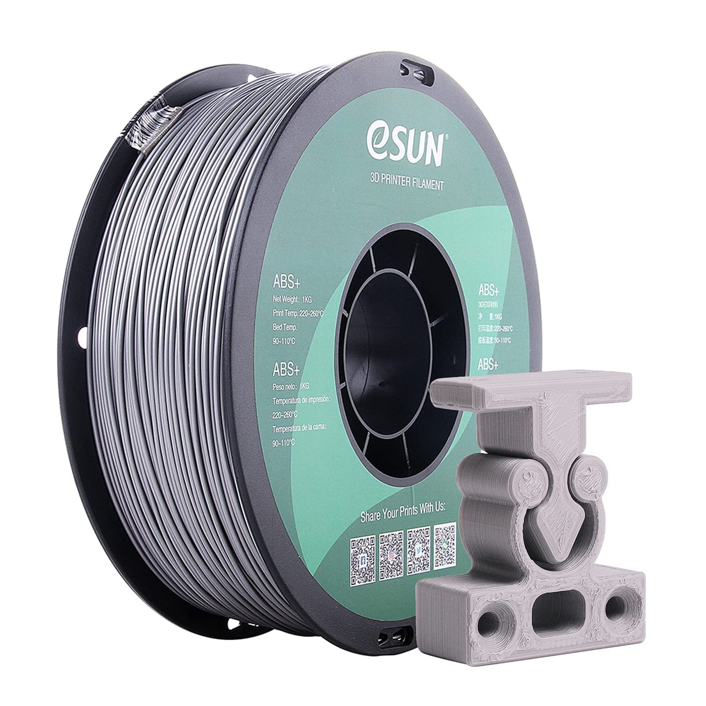 eSUN ABS Filament 1kg (2.2lb) 1.75mm