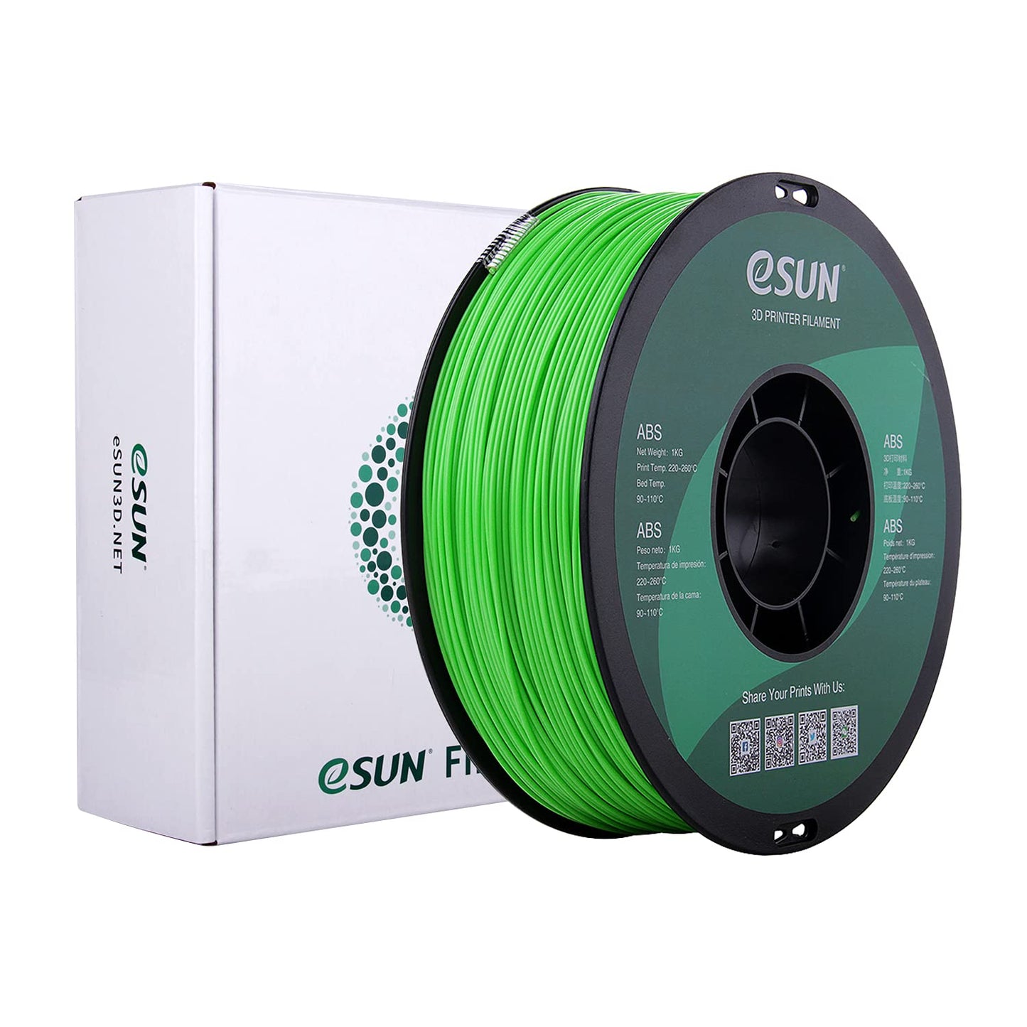 eSUN ABS Filament 1kg (2.2lb) 1.75mm