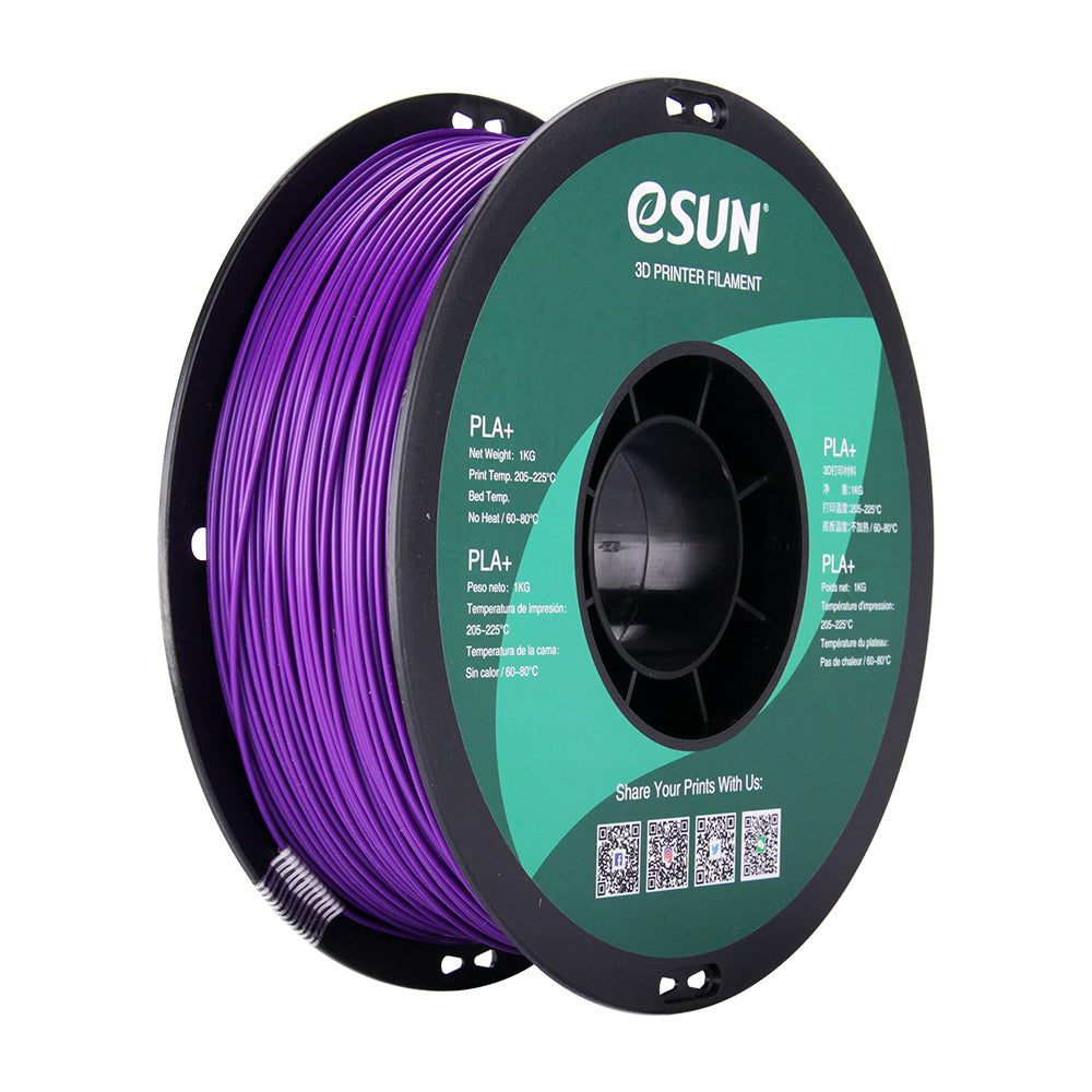 eSUN 1.75mm Purple PLA PRO (PLA+) 3D Printer Filament 1KG Spool (2.2lbs),  Purple 