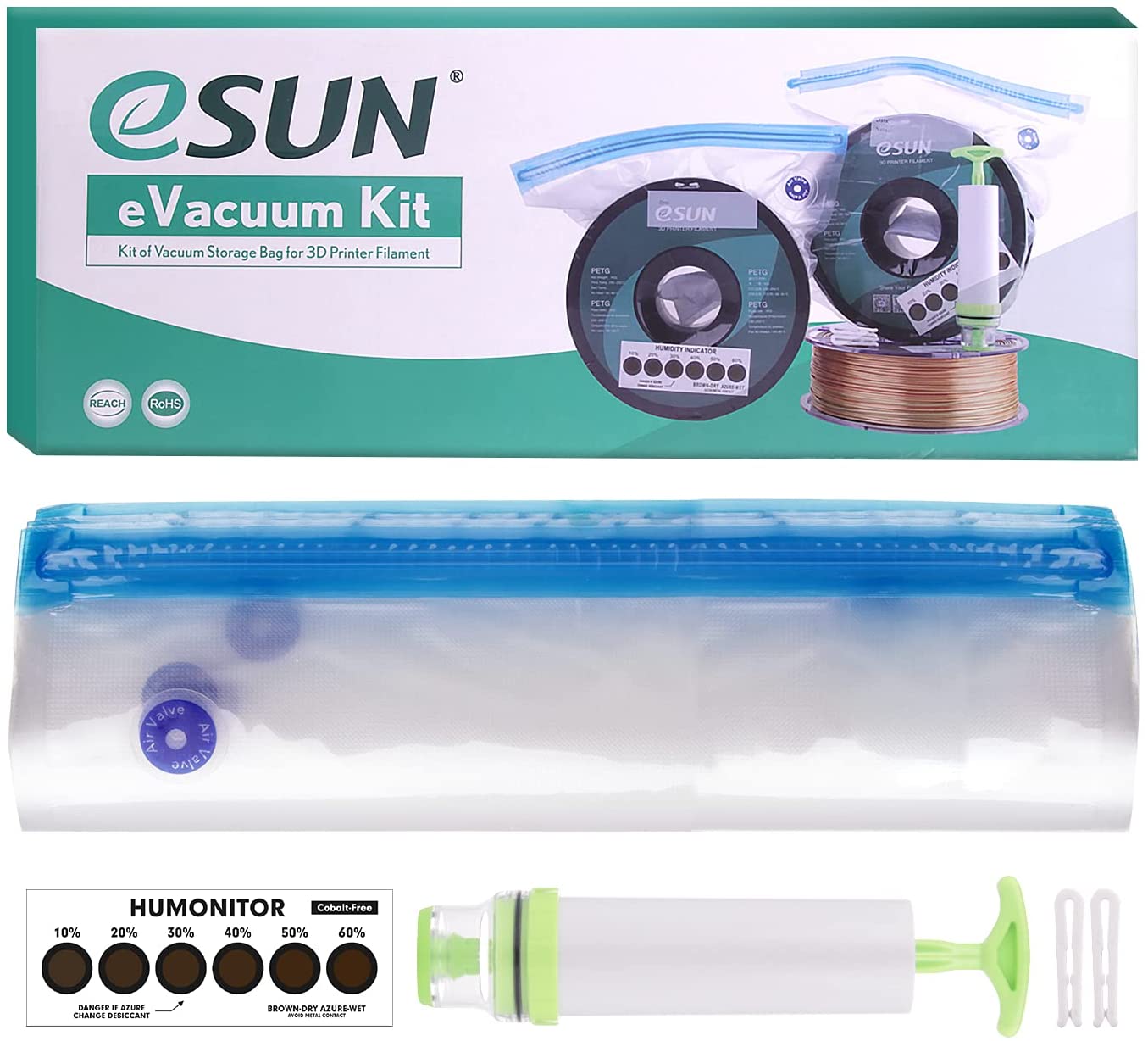 eSUN 3D Printing Filament Vacuum Storage Kit