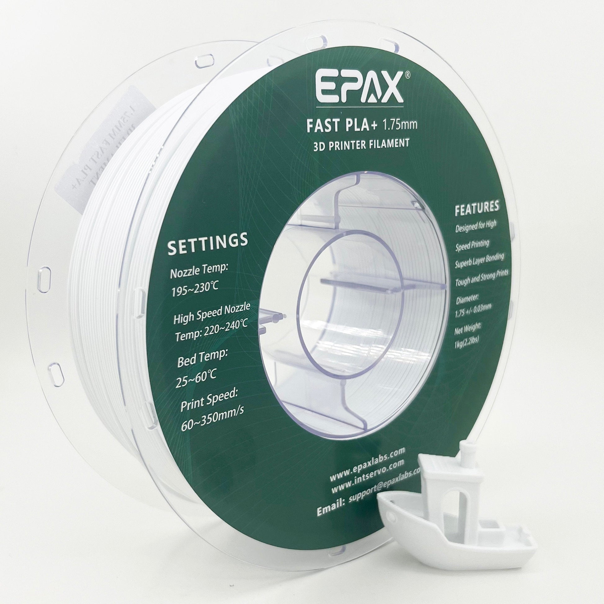 EPAX Fast PLA+ 3D Printer High Speed Filament, 1.75mm – INTSERVO 3D  Printing Store